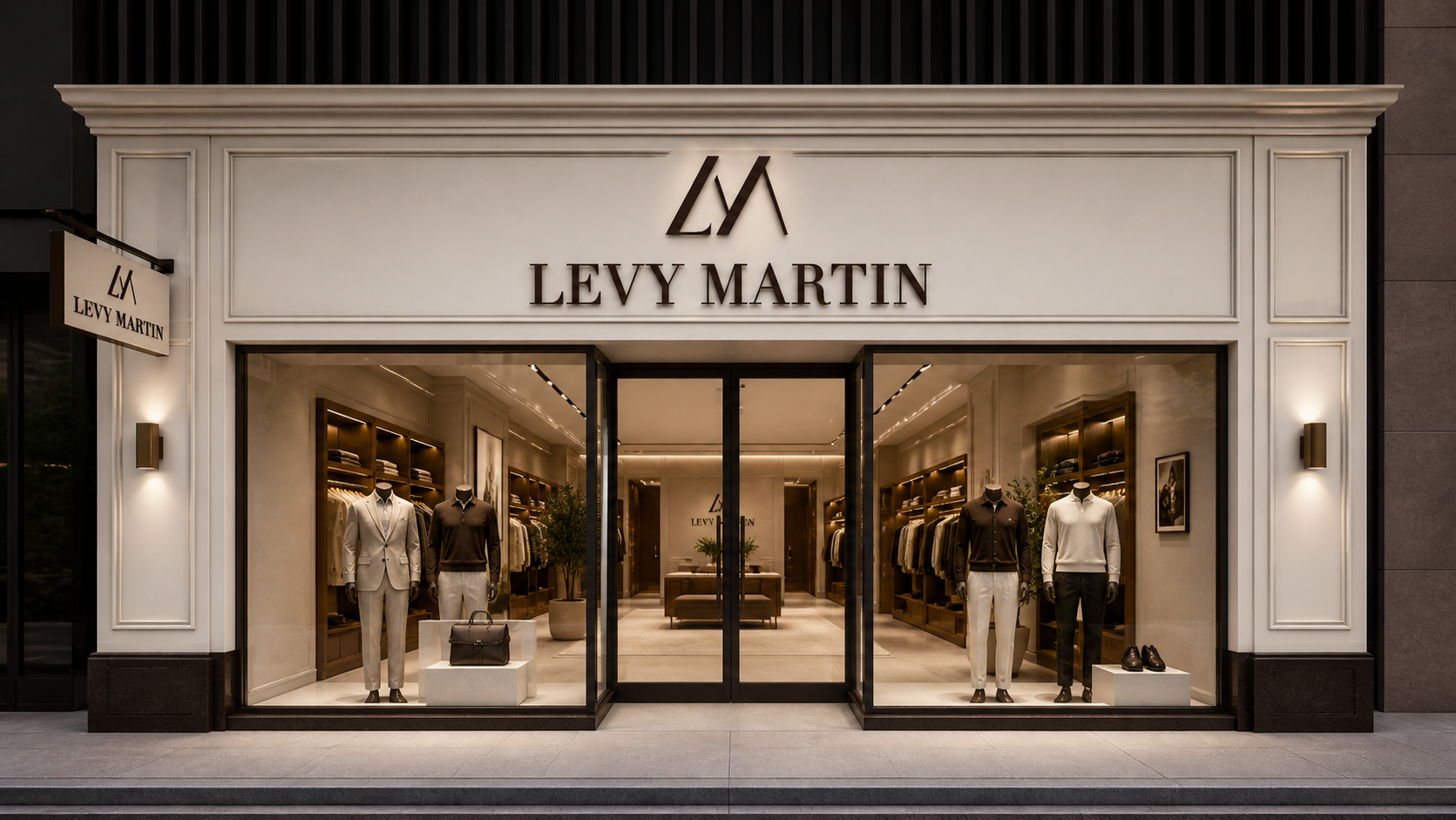 Levy Martin contemporary menswear
